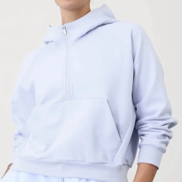 Athleta Easy Fleece 1/2 Zip Hoodie - Picture 1 of 2